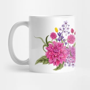 Vintage Botanical Floral Flower Mug